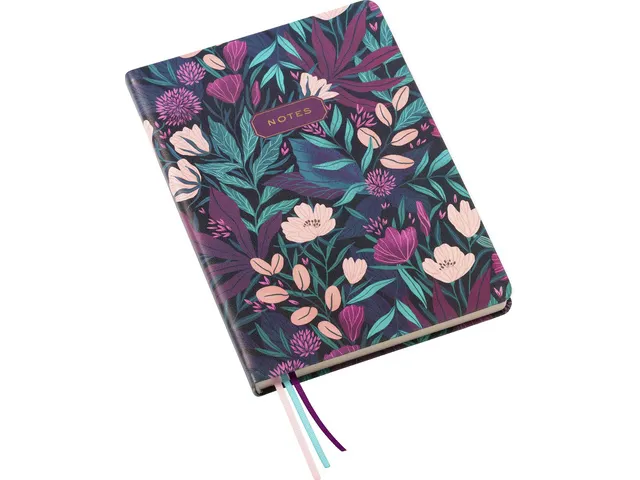 Carnet de notes Tropical Floral ligné 15x20cm