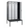 locker met bank,HxBxD 2120x1200x815mm,4vak,vak B 300mm,cilinderslot