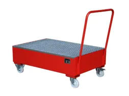 Mobiele Opvangbak Hxbxd 510X1200X800Mm 2X200L Staand Ral3000