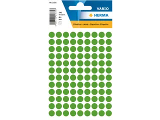 HERMA 1835 Multipurpose etiketten Rond 8mm Donkergroen 540 stuks - 1