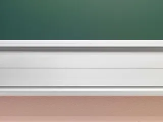 Schoolbord Vijfvlaksbord 100x200cm Krijtbord Groen Emaille - 8