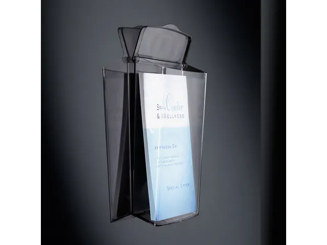 Folderhouder Sigel wandmodel A4 transparant acryl voor buiten