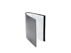 Showalbum Foldersys A4 PP 100 tassen zwart met frontsheet