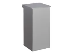 Afvalbak Carro-lift Met Demper 110 Liter Aluminiumgrijs