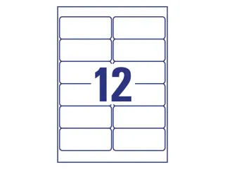 Etiket Avery Zweckform 99.1x42.3 mm transparant mat 300 stuks - 3