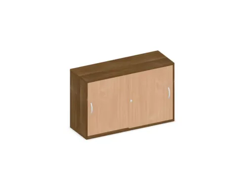 Schuifdeurkast 770x1200x430mm Romp Noten Decor Front Beuken