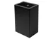 Santral Plus OBU 50 P Open afvalbak 50 Liter RAL 9005 Gitzwart Midnigh