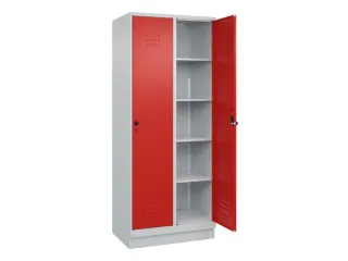 wasgoedverdeelkast,HxBxD 1950x800x500mm,vak B 400mm,draaigrendel - 2