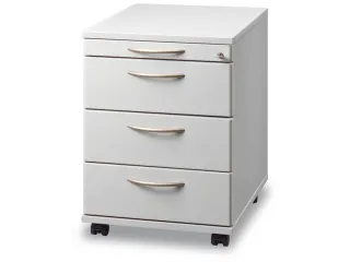 Ladenblok Lichtgrijs 590x430x580mm 1pennenlade 3laden Beugelgreep - 1