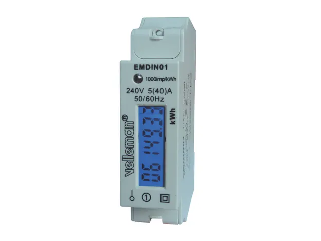 Compteur KWH monophasé Pour Montage SUR Rail DIN - 1Module