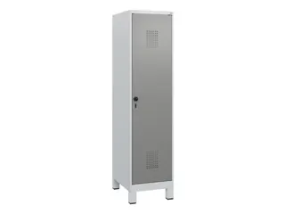 schoollocker,HxBxD 1630x400x500mm,1vak,vak B 400mm,draaigrendel,voeten - 2