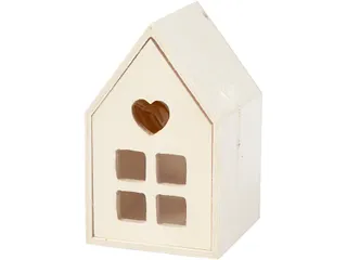 Huis met lade Creativ Company 10.8x6.8 cm hout - 3