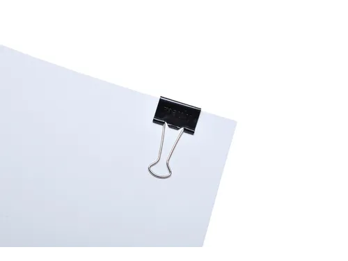 Papierklem MAUL 215 foldback 25mm capaciteit 9mm zwart