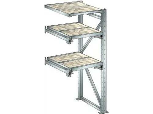 uittrekstelling voor zware lasten,HxBxD 2000x890x860mm,vaklast 1000kg