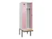 locker met bank,voor scheiding van kleding,HxBxD 2120x600x815mm,2vak