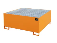 opvangbak,v. 1xIBC,opvangvol. 1000l,HxBxD 630x1460x1460mm,m. rooster