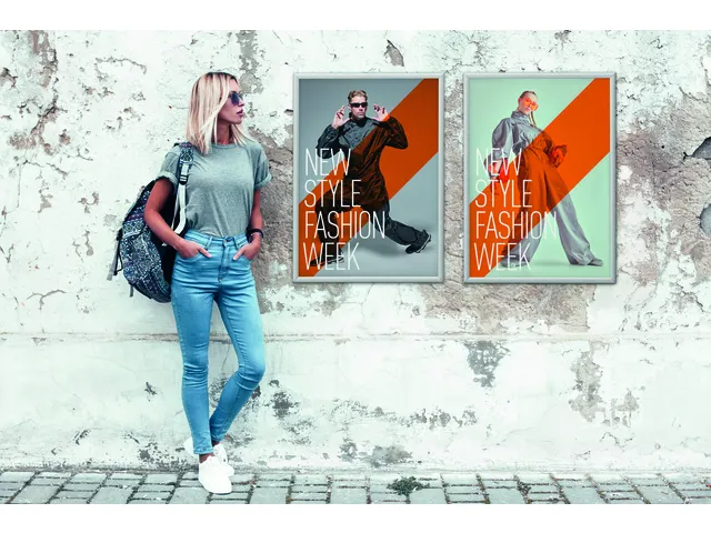 Kliklijst Durable aluminium A1 outdoor