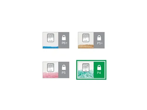Papiervernietiger Leitz IQ Home Office P-4 snippers 4x28mm