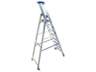 Verrijdbare Boktrap Aluminium L 2 71M 8Treden - 4