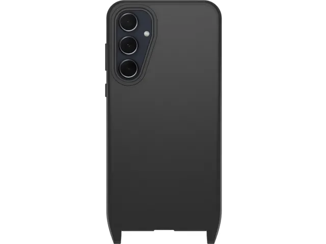 React Necklace Hoesje met koord Galaxy A35 5g zwart