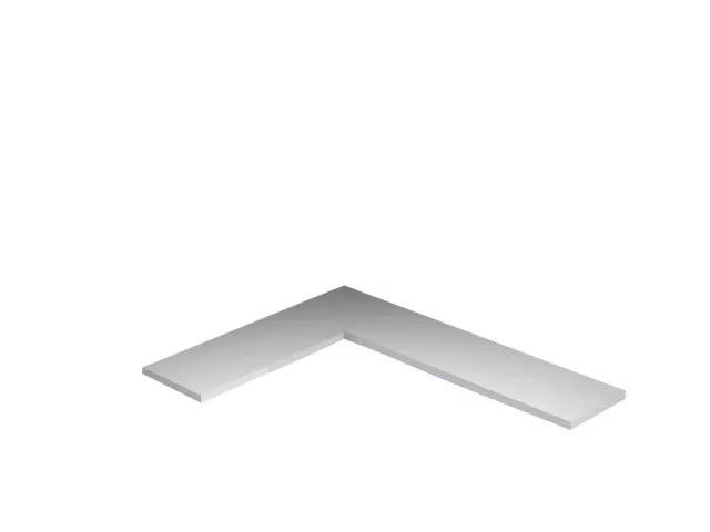 legbord,v. magazijnstelling,BxD 1300x400mm,vakl. 125kg,staal,RAL7035