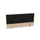 opzetpaneel,v. bureau,aanbouw achter,B 1200mm,NE-esdoorn,BN8033-zwart