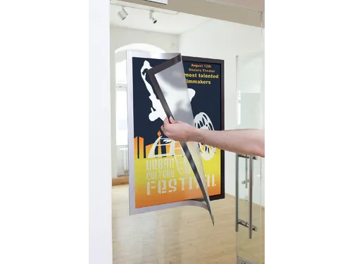 Duraframe Durable poster A2 zilvergrijs