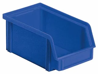 Zichtbak Hxbxd 77x100x170/140mm Pe Blauw - 1