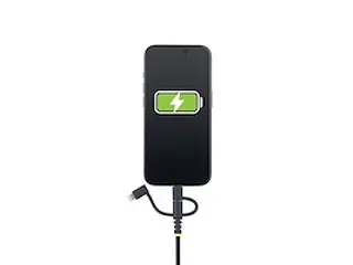 1m Robuuste USB Multi Oplaadkabel zwart - 9