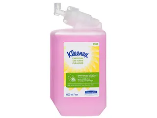 Kleenex 6331 Zeepvulling handreiniger roze 1 Liter doos 6 flacons - 2