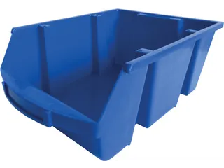 Magazijnbak 28 Liter Blauw PP 455x300x175mm - 1