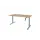 Slinger Bureau Zit-sta Aluminium Poot 160x80cm Blad Honey Castello