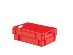 Euronorm Draaistapelbak Pp Hxlxb 210X600X400Mm 38L Rood