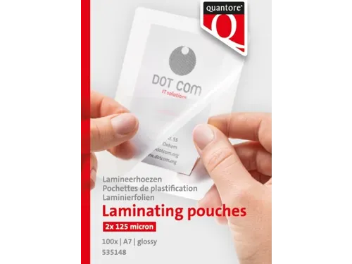 Lamineerhoes Quantore A7 2x125micron 100stuks
