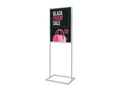 Poster Display Decor Click Dubbelzijdig A1 Zilver