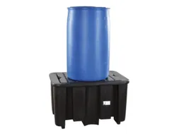 PE-opvangbak,v. 1x200l vat,opvangvol. 225l,HxBxD 600x1000x680mm