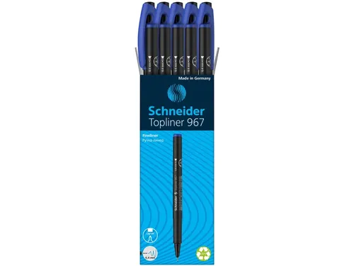 Fineliner Schneider Topliner 967 Blauw 0.4mm