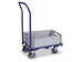 Platformwagen 250kg Laadvloer Hout 605x410mm Euronormbakken Duwbeugel
