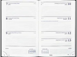 Agenda 2027 Brepols Saturnus Lima 7dagen/2pagina's zwart