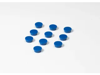 Memomagneten Smit Visual Rond 20mm Blauw 10 stuks - 1