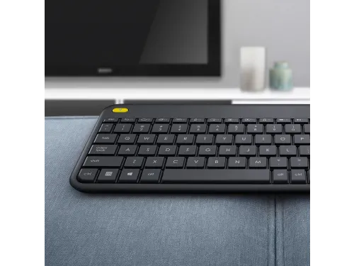 Wireless Touch Keyboard K400 Plus - Zwart, Belge (Azerty)