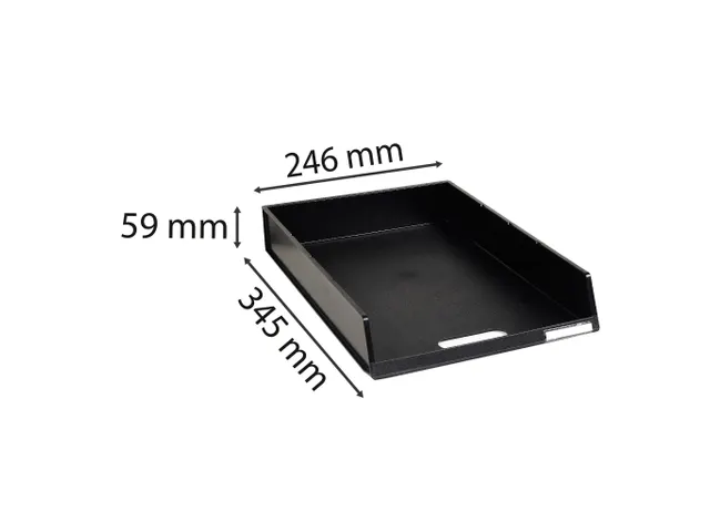 BRIEVENBAK C4 Plus zwart