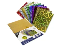 Holografisch karton Kangaro pak 10 vel A4 ass(1) 300 grams mix 1