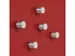 Aimant Sigel pour tableau en verre 10x10x10mm Argent 5 pièces