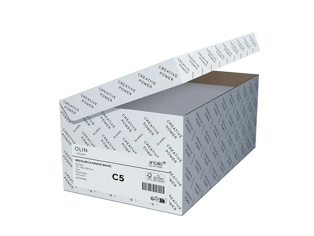 Envelop C5 Met Strip 162x229mm 120 Gram Olin Regular Ultimate White