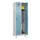locker,HxBxD 1950x600x500mm,2vak,vak B 300mm,draaigrendel,voeten