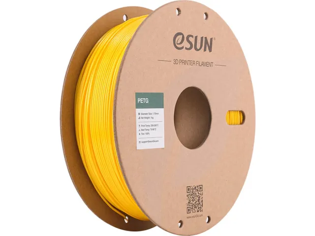 eSUN 3D printer Filament PETG 1,75mm Solide Geel 1kg
