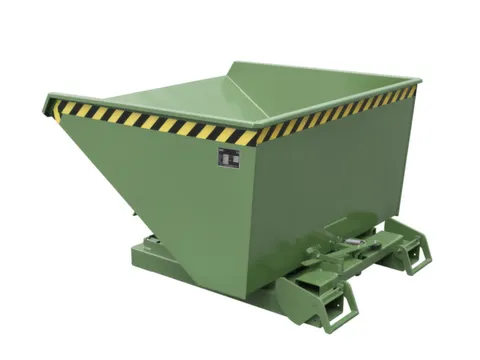 kiepbak,HxLxB 1125x1920x1095mm,1,2m³,draagverm. 1500kg,RAL6011