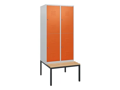 Dubbeldekse dekenkist,HxBxD 1950x800x815mm,2x2vak.,vak B 400mm