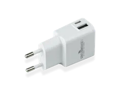 Oplader Green Mouse USB-C 1x en USB-A 1x wit blisterverpakking